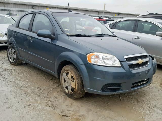 KL1TD5DE5AB124542 - 2010 CHEVROLET AVEO LS BLUE photo 1