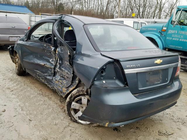 KL1TD5DE5AB124542 - 2010 CHEVROLET AVEO LS BLUE photo 3