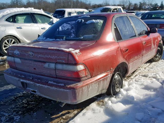 2T1BB02E8VC185066 - 1997 TOYOTA COROLLA DX RED photo 4