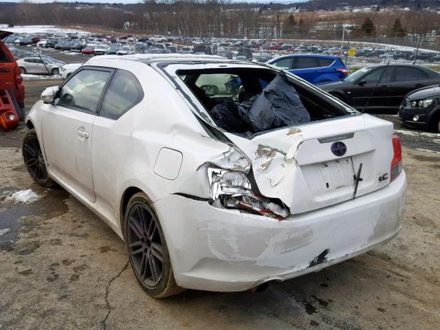 JTKJF5C71D3057698 - 2013 TOYOTA SCION TC თეთრი ფოტო 3