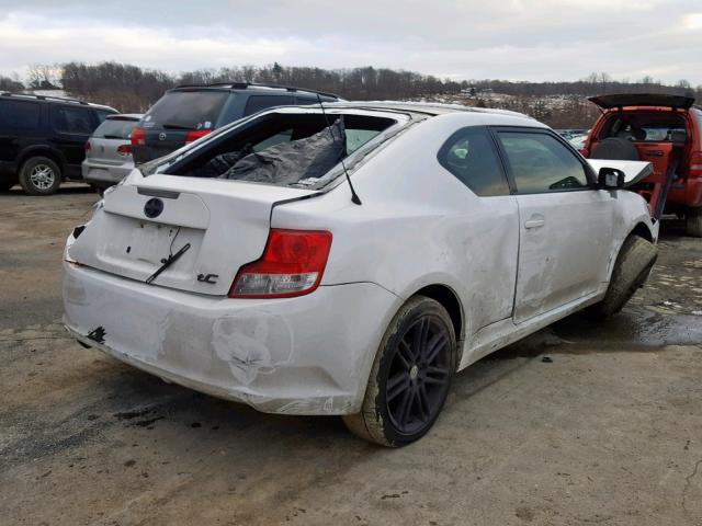 JTKJF5C71D3057698 - 2013 TOYOTA SCION TC თეთრი ფოტო 4