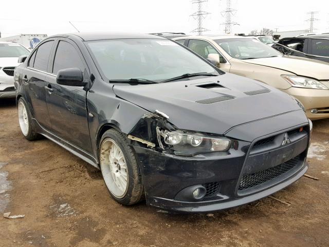 JA3AV66VX9U040439 - 2009 MITSUBISHI LANCER RAL BLACK photo 1