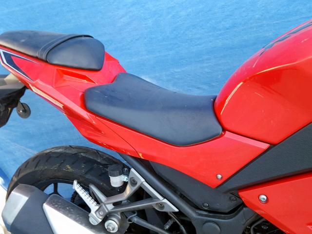 JKAEX8B1XGDA31861 - 2016 KAWASAKI EX300 B RED photo 6