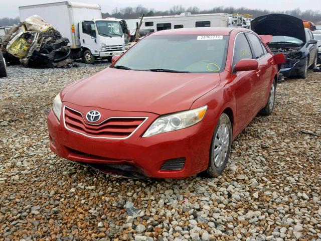 4T4BF3EK7AR010751 - 2010 TOYOTA CAMRY BASE MAROON photo 2