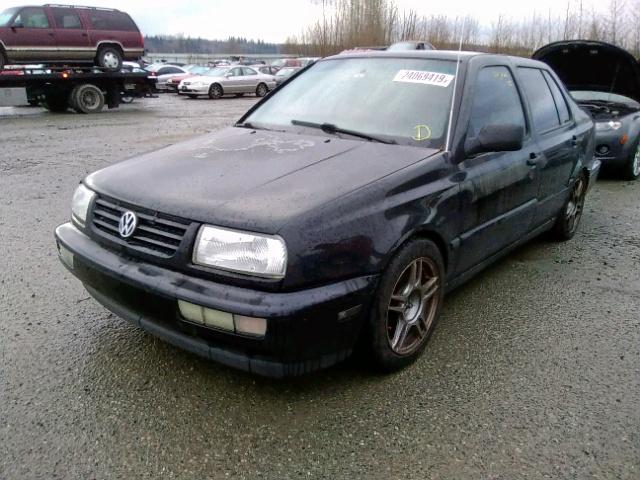 3VWRA81H4TM010309 - 1996 VOLKSWAGEN JETTA GL BLACK photo 2