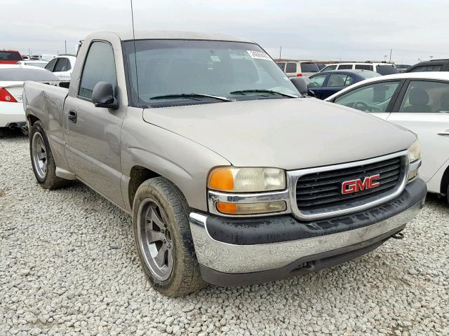 1GTEC14W8XZ523158 - 1999 GMC NEW SIERRA TAN photo 1