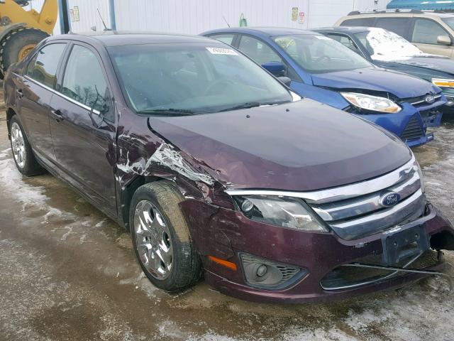 3FAHP0HA8BR161765 - 2011 FORD FUSION SE MAROON photo 1