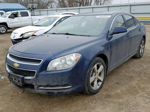 1G1ZC5EU3BF378443 - 2011 CHEVROLET MALIBU 1LT BLUE photo 2