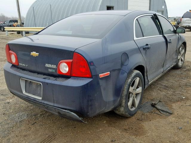 1G1ZC5EU3BF378443 - 2011 CHEVROLET MALIBU 1LT BLUE photo 4