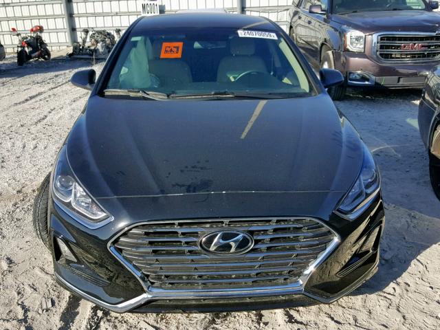 5NPE24AF2JH663844 - 2018 HYUNDAI SONATA SE BLACK photo 9