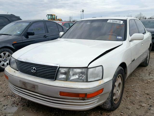 JT8UF11E9R0203447 - 1994 LEXUS LS 400 WHITE photo 2