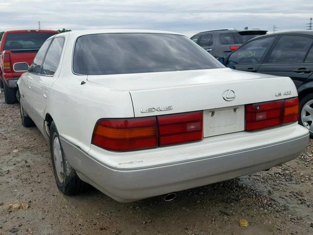 JT8UF11E9R0203447 - 1994 LEXUS LS 400 WHITE photo 3