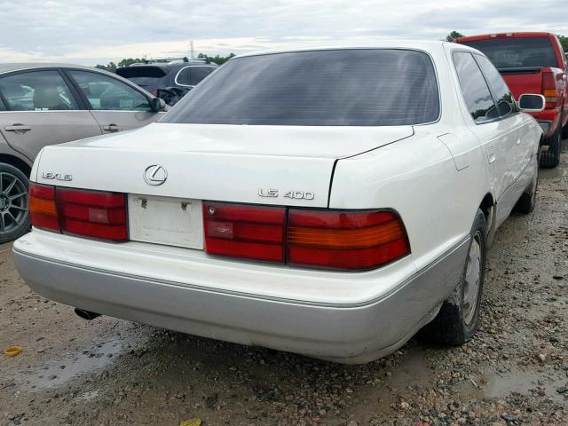 JT8UF11E9R0203447 - 1994 LEXUS LS 400 WHITE photo 4