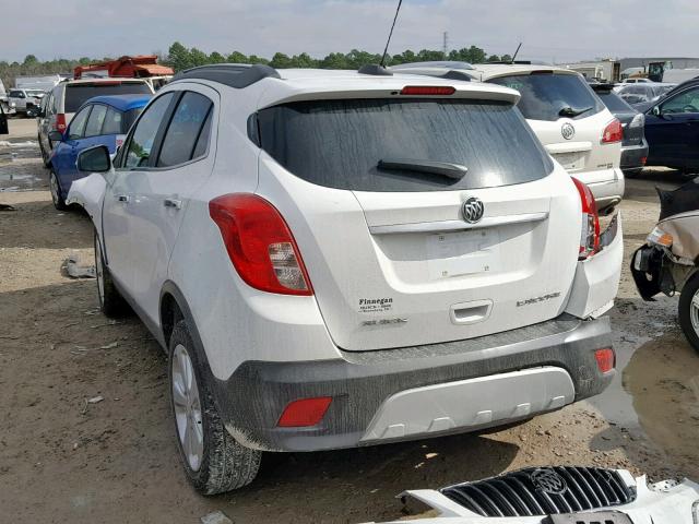 KL4CJASB2GB610523 - 2016 BUICK ENCORE WHITE photo 3