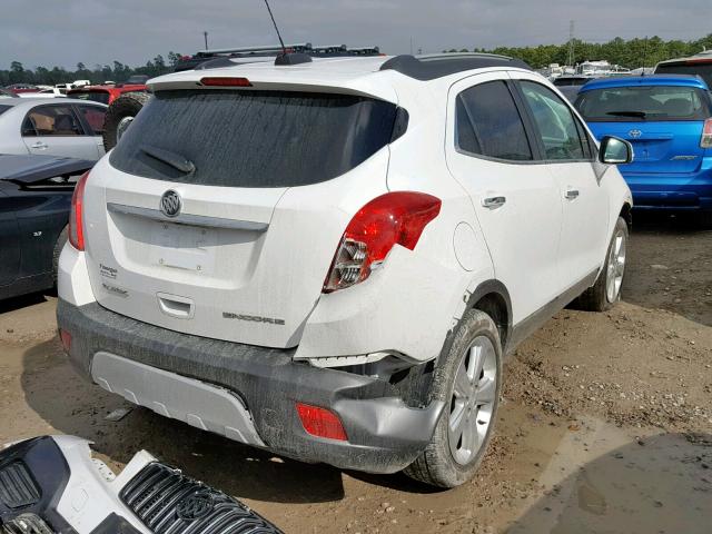 KL4CJASB2GB610523 - 2016 BUICK ENCORE WHITE photo 4