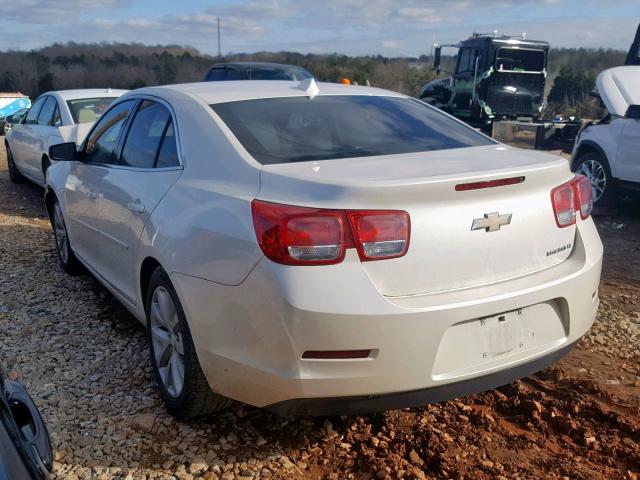 1G11G5SX0DF258778 - 2013 CHEVROLET MALIBU 3LT WHITE photo 3