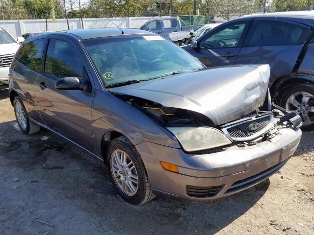 1FAHP31N27W112435 - 2007 FORD FOCUS ZX3 GRAY photo 1