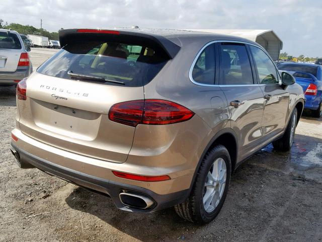 WP1AA2A29GKA08723 - 2016 PORSCHE CAYENNE GOLD photo 4