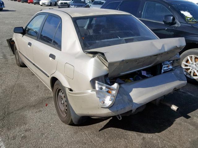 JM1BJ2229Y0302477 - 2000 MAZDA PROTEGE DX TAN photo 3