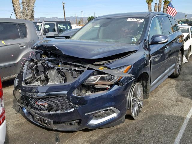 5N1DL0MM3KC507011 - 2019 INFINITI QX60 LUXE BLUE photo 2