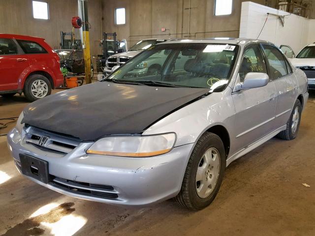 1HGCG16591A024473 - 2001 HONDA ACCORD EX SILVER photo 2