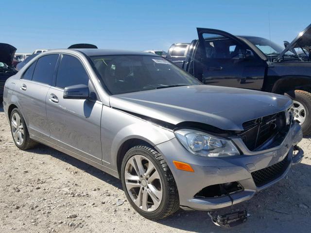 WDDGF4HB3EA917869 - 2014 MERCEDES-BENZ C 250 GRAY photo 1