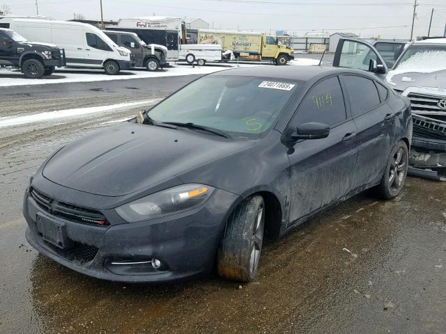 1C3CDFBA8DD304710 - 2013 DODGE DART SXT BLACK photo 2