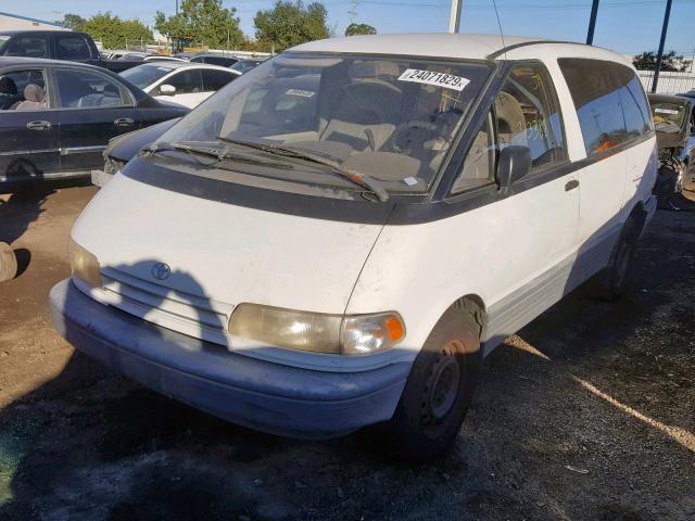 JT3AC12R4N1033960 - 1992 TOYOTA PREVIA LE WHITE photo 2