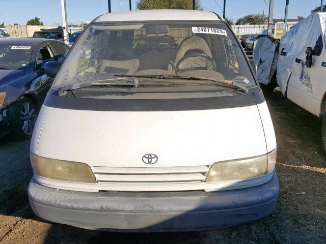 JT3AC12R4N1033960 - 1992 TOYOTA PREVIA LE WHITE photo 9