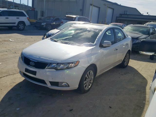 KNAFU4A24C5620117 - 2012 KIA FORTE EX WHITE photo 2