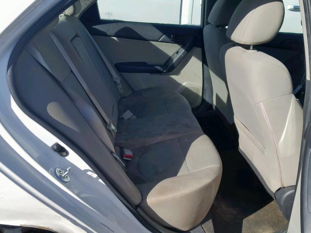 KNAFU4A24C5620117 - 2012 KIA FORTE EX WHITE photo 6