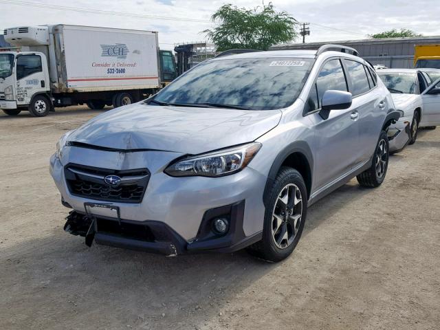 JF2GTAEC3K8253463 - 2019 SUBARU CROSSTREK SILVER photo 2