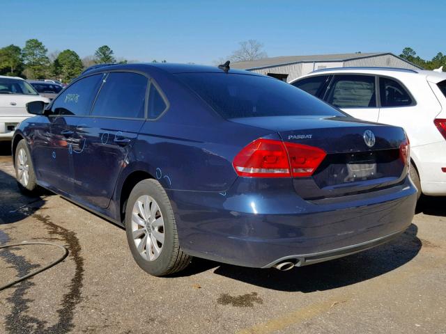 1VWAT7A33FC033706 - 2015 VOLKSWAGEN PASSAT S BLUE photo 3