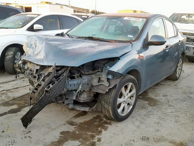 JM1BL1VF8B1479736 - 2011 MAZDA 3 I BLUE photo 2