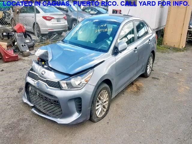 3KPA24AB9JE117154 - 2018 KIA RIO LX BLACK photo 2