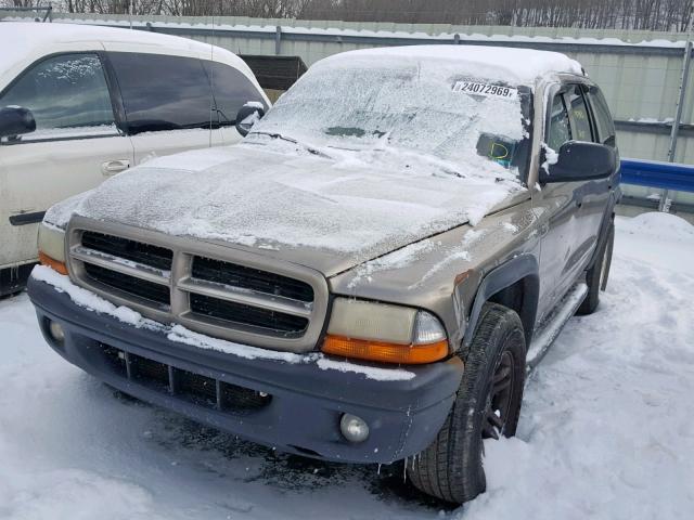 1D4HS38NX3F616601 - 2003 DODGE DURANGO SP GOLD photo 2