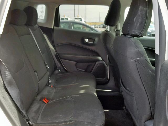 3C4NJCAB9JT255058 - 2018 JEEP COMPASS SP თეთრი ფოტო 6