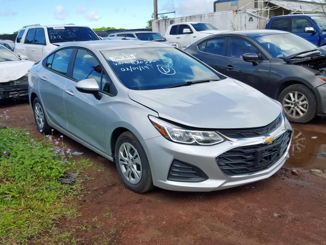 1G1BJ5SM3K7106335 - 2019 CHEVROLET CRUZE SILVER photo 1