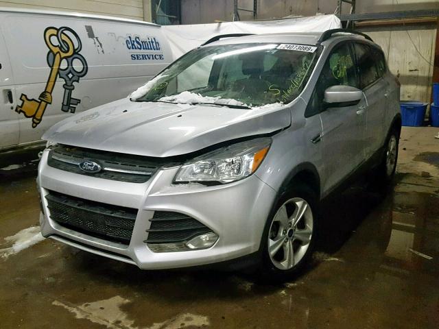 1FMCU9GX0FUA58647 - 2015 FORD ESCAPE SE SILVER photo 2