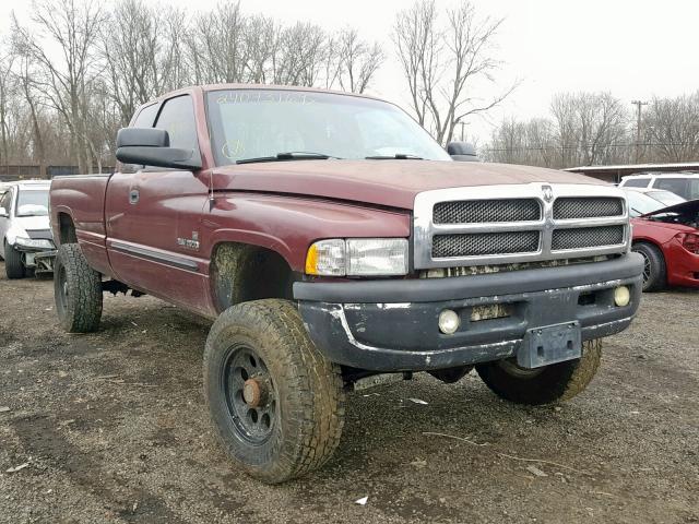 3B7KF23C32M258103 - 2002 DODGE RAM 2500 BURGUNDY photo 1