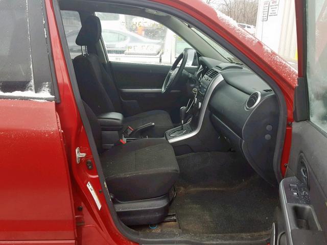 JS3TD0D66C4100196 - 2012 SUZUKI GRAND VITA RED photo 5