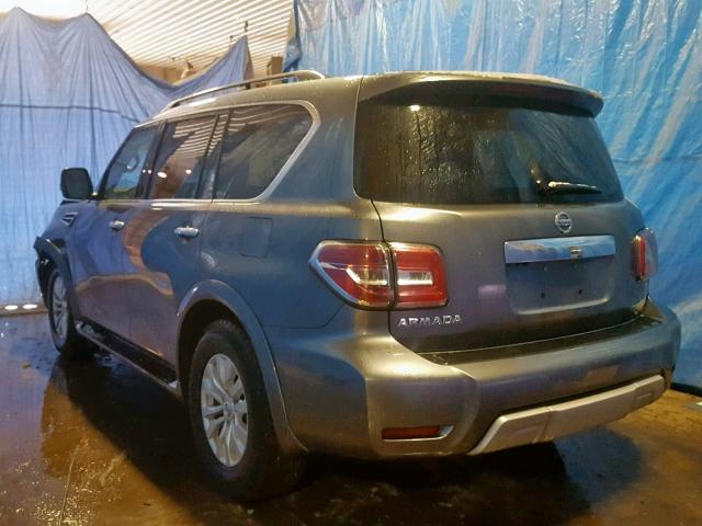 JN8AY2ND2H9009010 - 2017 NISSAN ARMADA SV GRAY photo 3