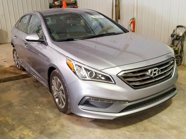 5NPE34AFXGH406498 - 2016 HYUNDAI SONATA SPO GRAY photo 1