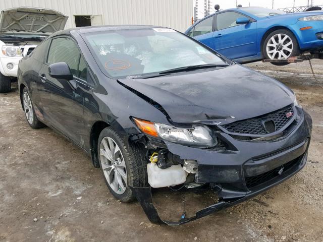 2HGFG4A53CH102255 - 2012 HONDA CIVIC SI BLACK photo 1