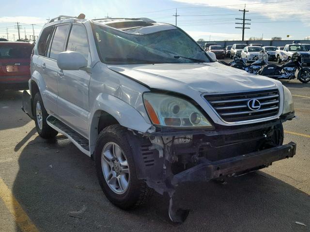 JTJBT20X240051821 - 2004 LEXUS GX 470 WHITE photo 1