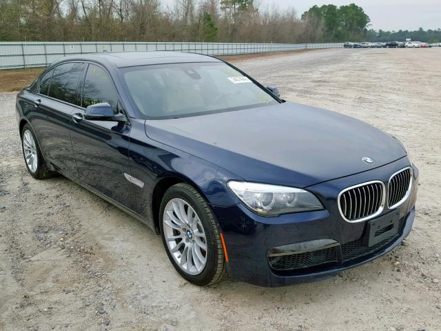 WBAYE8C50DD132908 - 2013 BMW 750LI BLUE photo 1