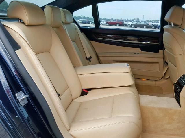 WBAYE8C50DD132908 - 2013 BMW 750LI BLUE photo 6