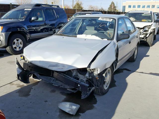 1Y1SK52871Z444827 - 2001 CHEVROLET GEO PRIZM SILVER photo 2