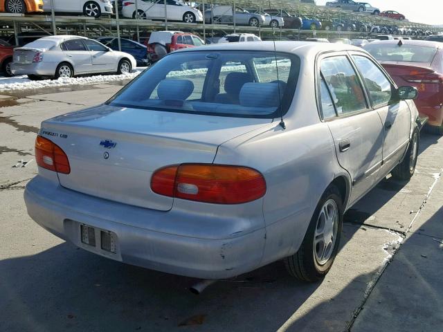 1Y1SK52871Z444827 - 2001 CHEVROLET GEO PRIZM SILVER photo 4