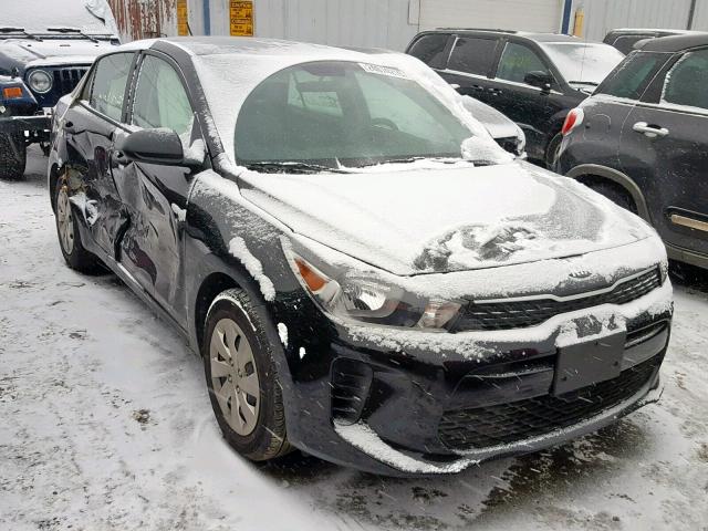 3KPA24AB9JE062740 - 2018 KIA RIO LX BLACK photo 1